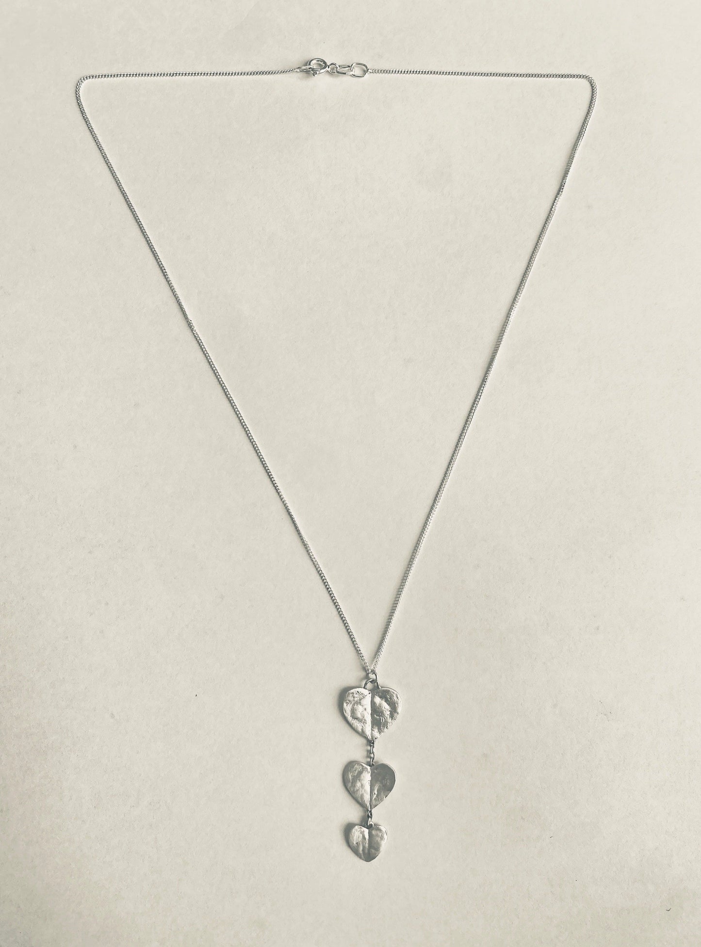 Chain of Hearts silver Pendant