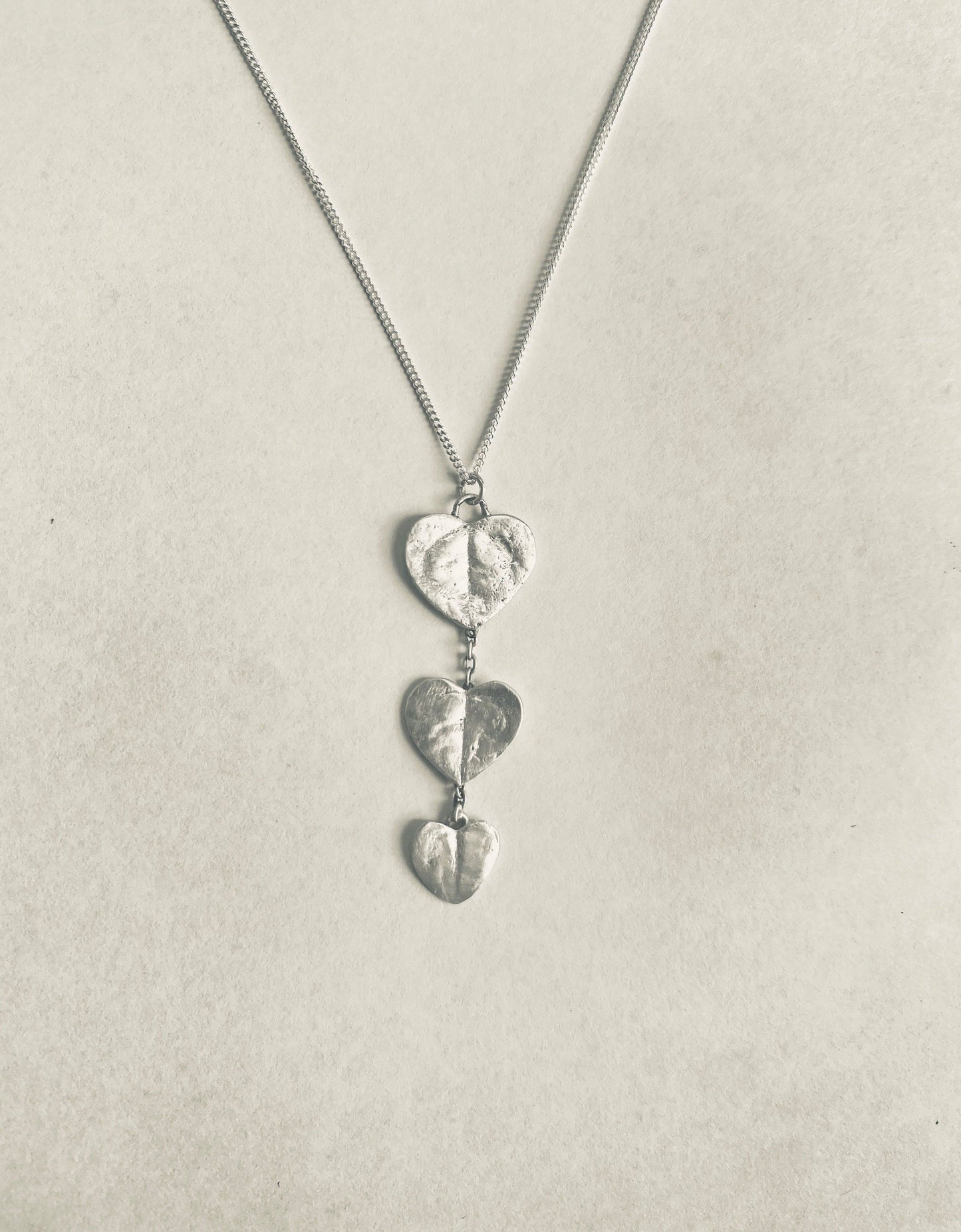 Chain of Hearts silver Pendant