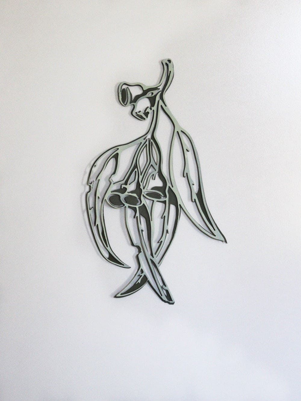 Eucalyptus two tone wall art