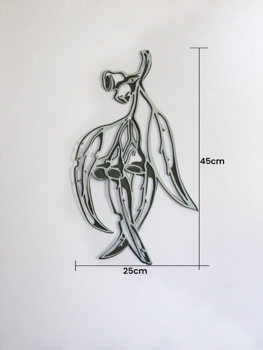 Eucalyptus two tone wall art