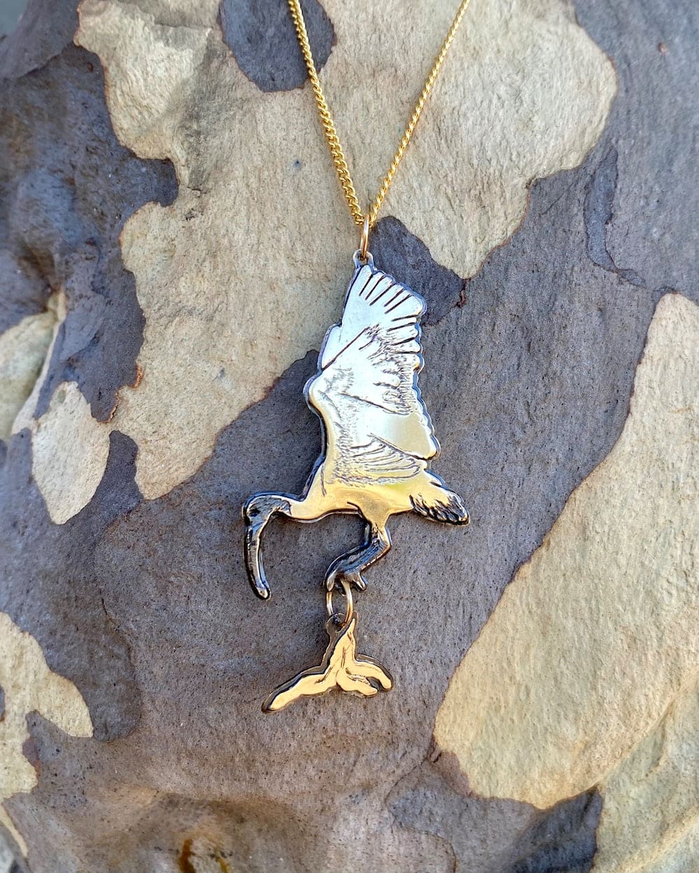 Ibis (The Bin Chicken) Pendant Necklace
