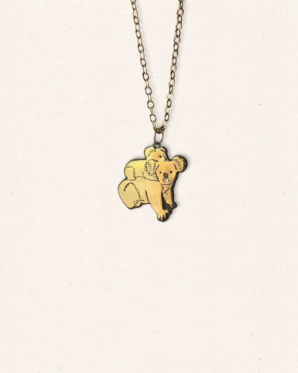 Koala and Joey Pendant Necklace