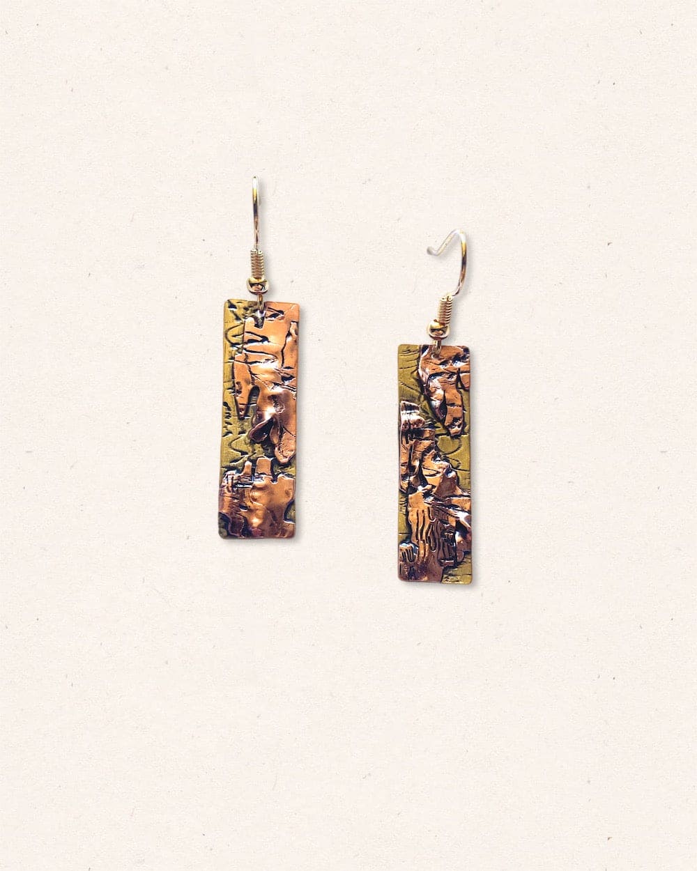 Scribbly Gum Pillar Earrings