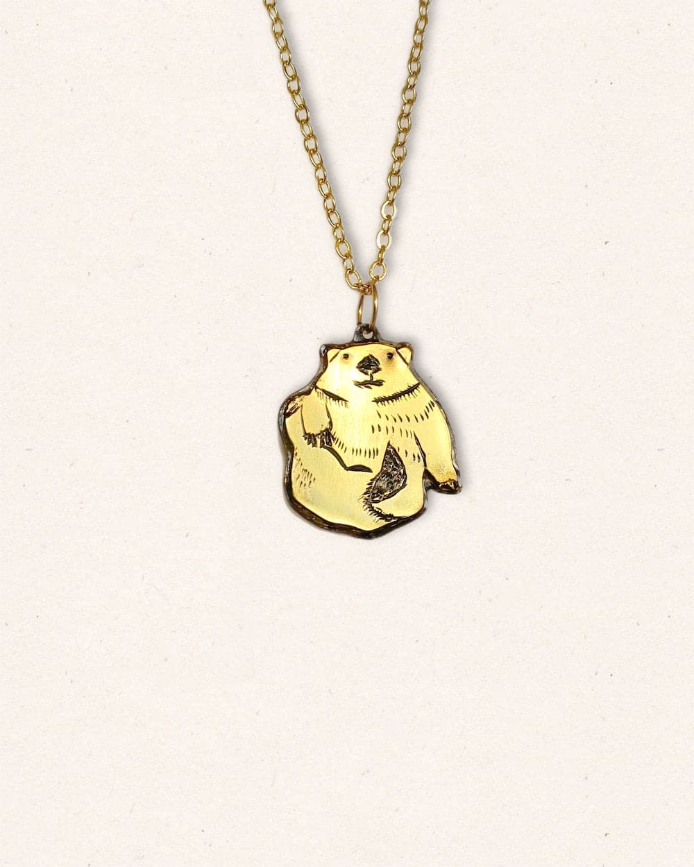 Wombat Pendant Necklace