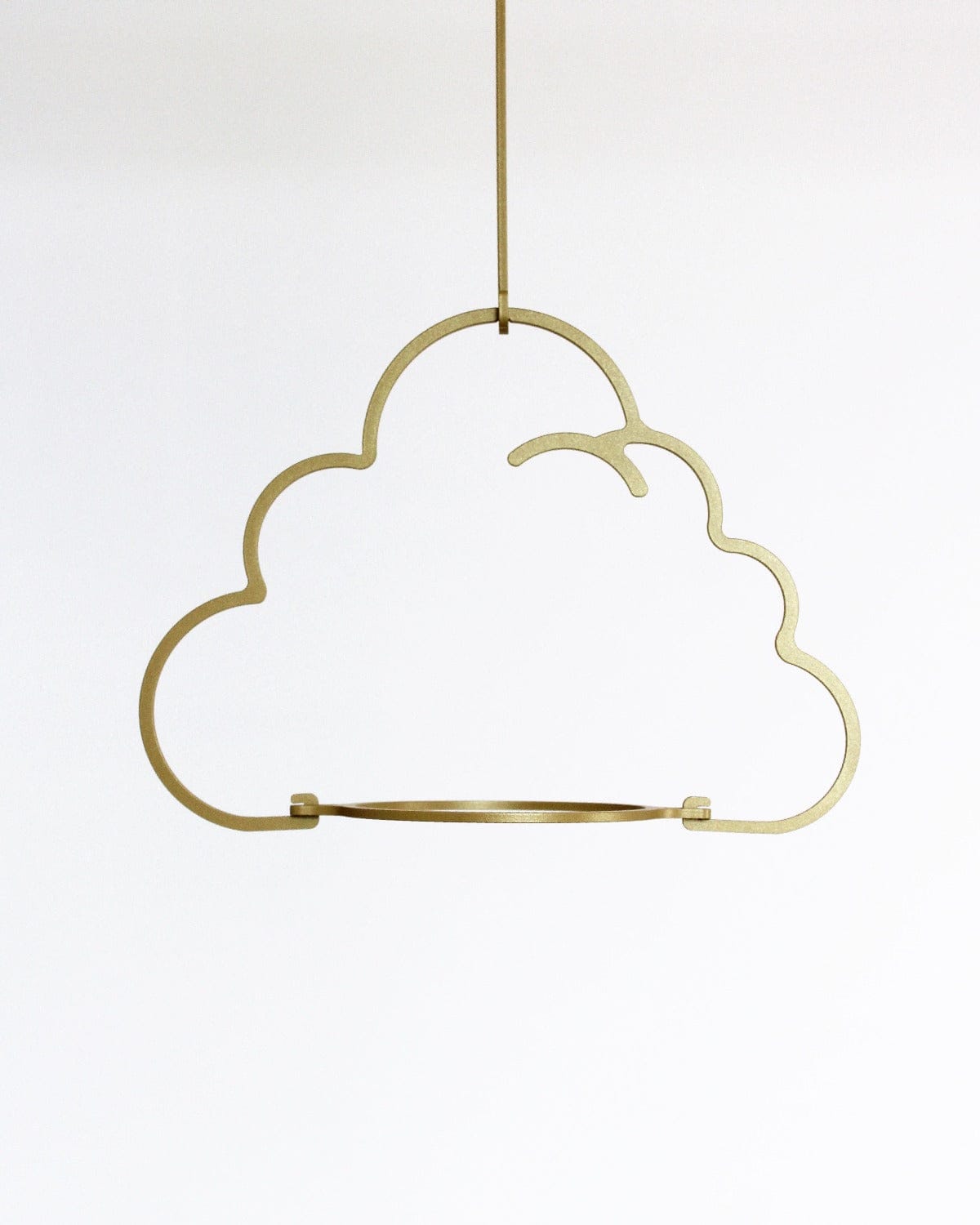 gold metal cloud hanger for string of pearls senecio succulent indoorplant houseplant planter plant hanger hanging balcony garden trailing iron ivy steel metal