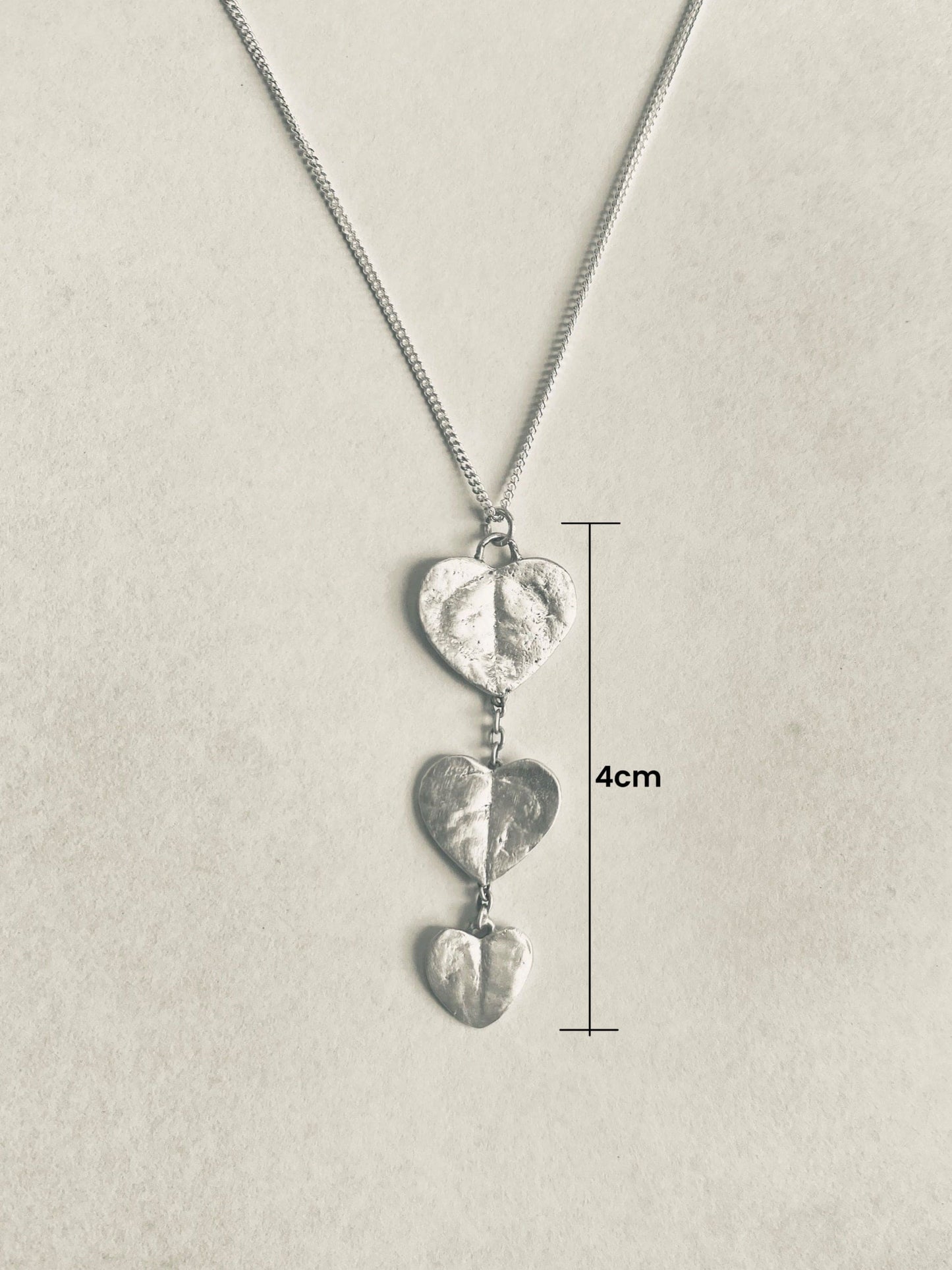Chain of Hearts silver Pendant