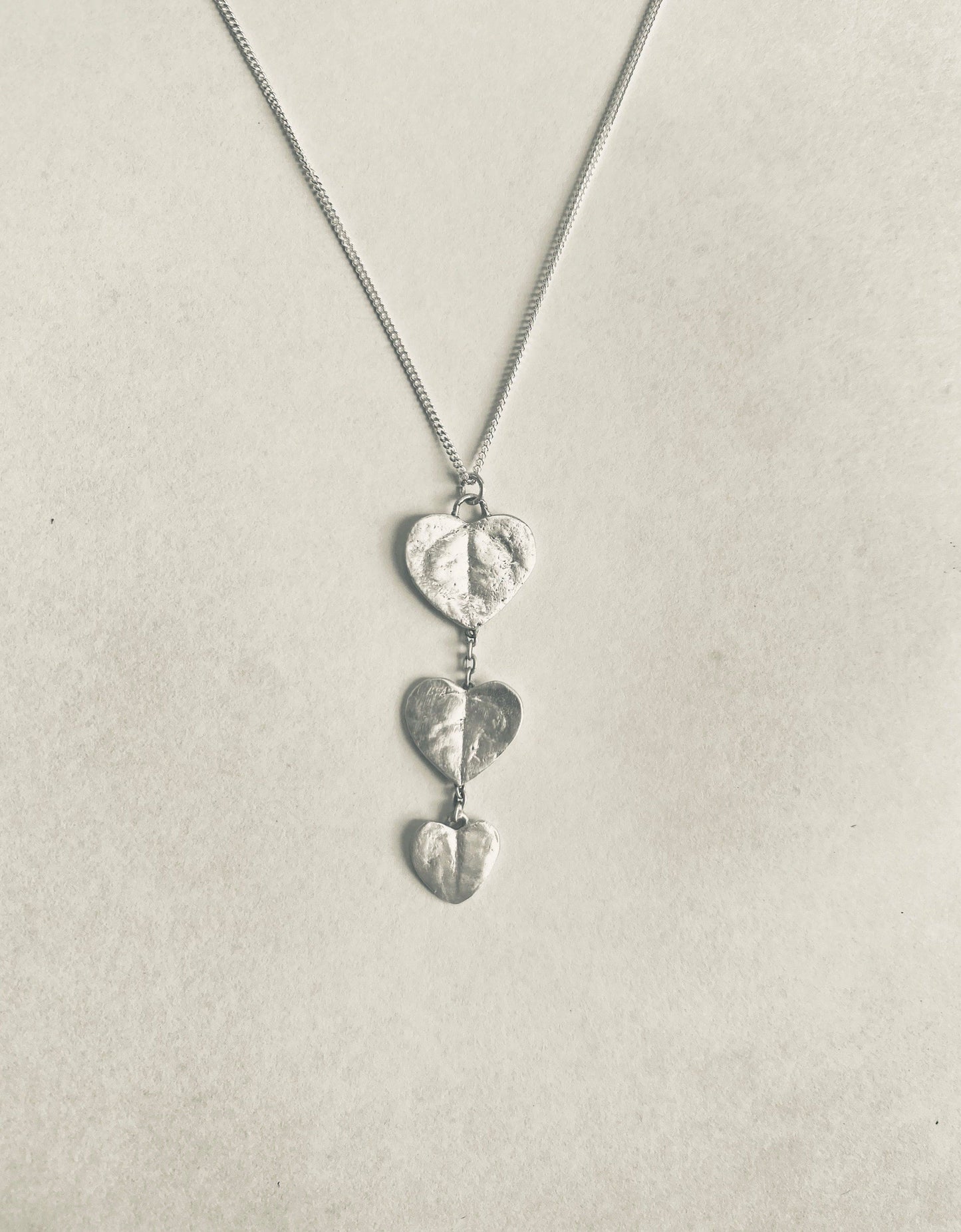 Chain of Hearts silver Pendant