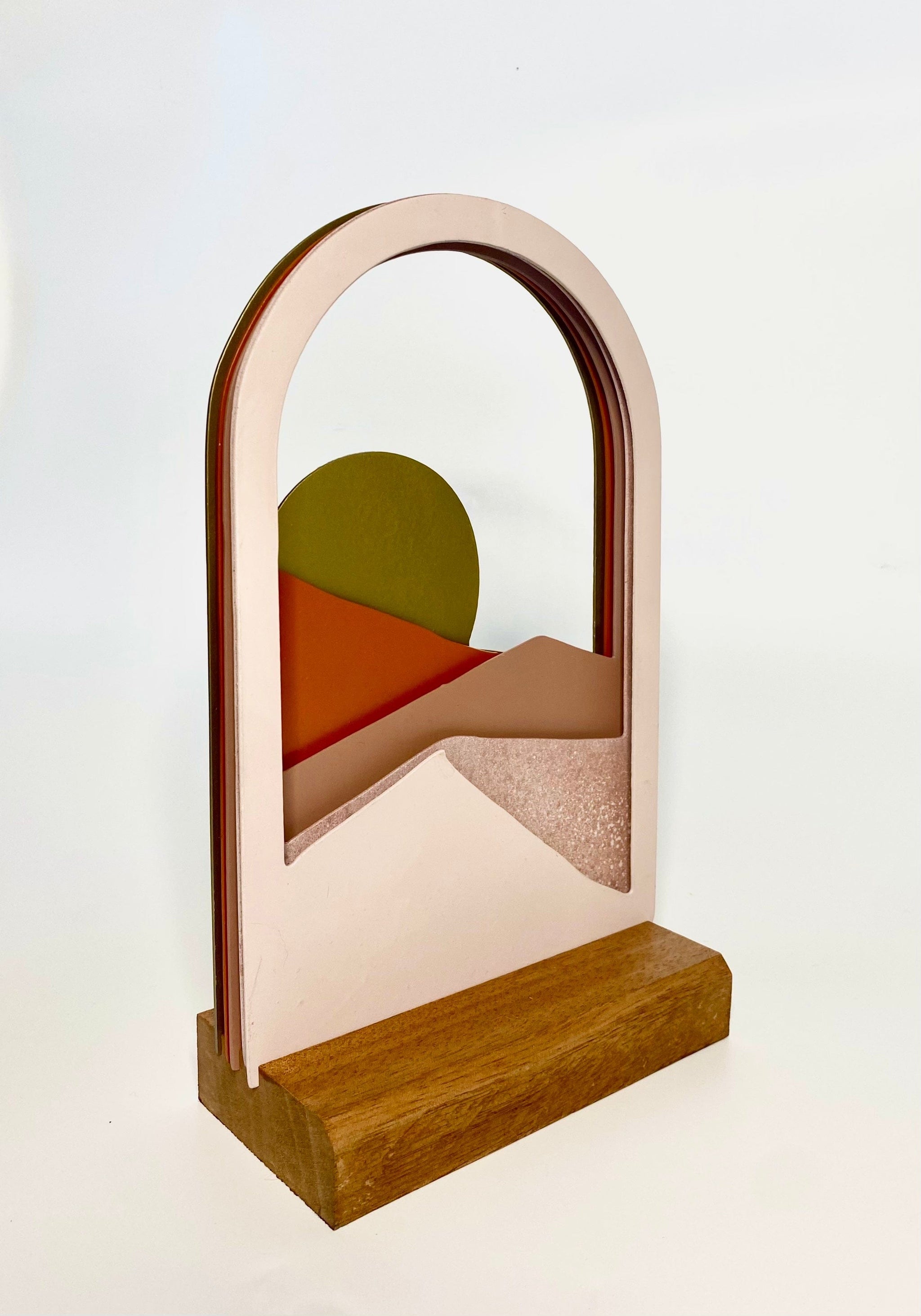 Metal Landscape Arch Dune IronIvy