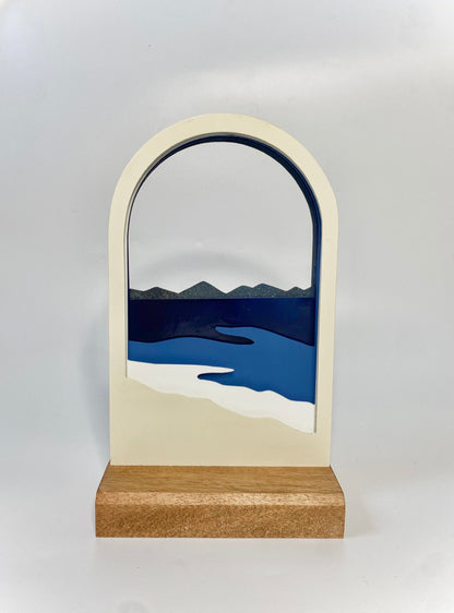 Metal Landscape Arch - Seaside